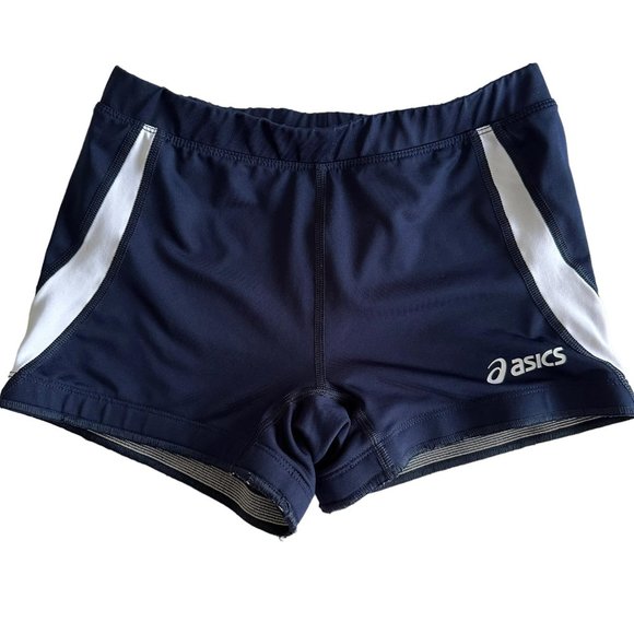 ASICS Navy Blue Trial Short Running Training Tights‎ Ladies Athletic Shorts, S - Picture 1 of 6